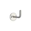 Zoo Hardware Circular Single Robe Hook - Satin Stainless