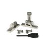 Polished Marine SS (316) Brompton Brighton Fastener - Narrow (Square)