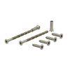 Zoo Hardware Spare Fixing Pack - suitable for ZCS and ZCS2 Levers - Stainless Steel