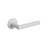 Tupai Rapido 5S Covela Lever Door Handle on 5mm Slimline Round Rose - White (Pair)