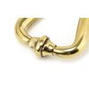 Aged Brass Slimline Art Deco Door Knocker