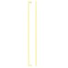 Zoo Hardware Square Block Cabinet handle 448mm CTC Brushed Gold Finish