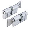 Zoo Hardware V5 Cylinder with coin release - Satin