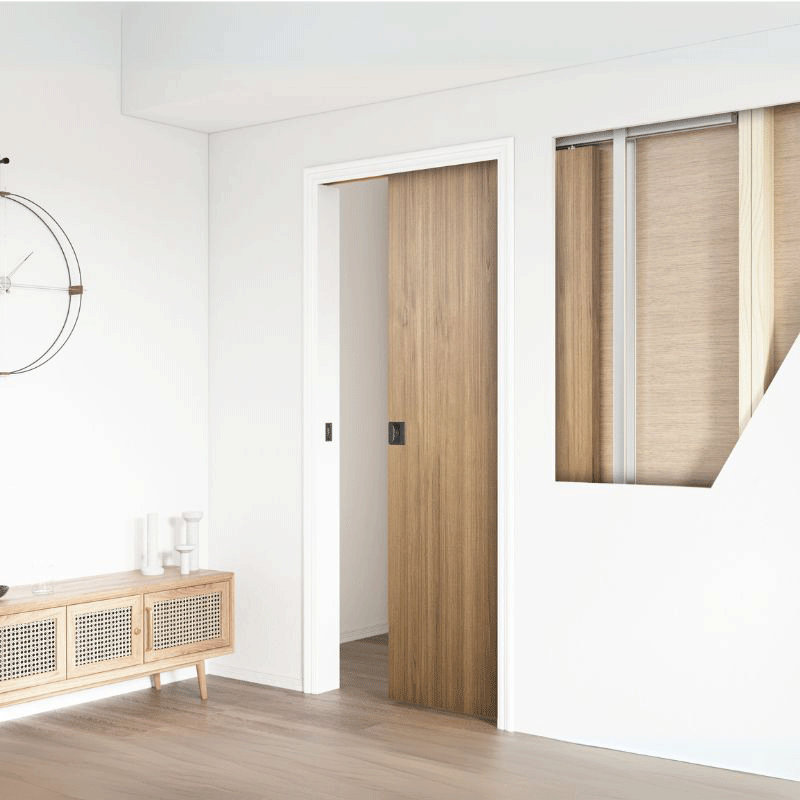 Pocket Door Kits - single door made for 38x89mm stud walls - By Frelan Hardware - JVPDK