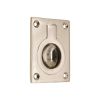 Ring Pull Square Flush Polished Nickel