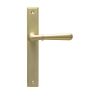 Satin Brass Newbury Slimline Lever Espag. Latch Set