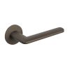 Tupai Rapido 5S Line Tavira Lever Door Handle on 5mm Slimline Round Rose - Titanium (Pair)