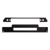 Atlantic DIN Rebate Kit for Euro Profile, Bathroom Lock, Latch, Euro Deadlock - Matt Black