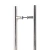 Polished Marine SS (316) 0.6m T Bar Handle B2B Fix 32mm Ø
