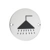 Zoo Hardware Shower - 76mm dia - Stainless Steel