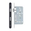 Zoo Hardware 2 Piece - DIN bathroom - 78mm c/c - backset 55mm - radius - Black