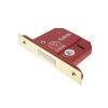 5 Lever BS3621 Dead Lock - 76mm Electro Brass