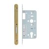 Zoo Hardware 2 Piece - DIN euro deadlock - backset 55mm - radius - Brass