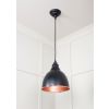 Smooth Copper Brindley Pendant in Elan Black