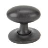 External Beeswax Oval Mortice/Rim Knob Set