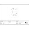 Polished Chrome Letter G