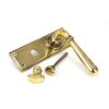 Aged Brass Newbury Lever Bathroom Set