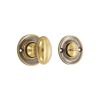 Slimline Turn & Release Aged Brass