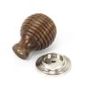 Rosewood and PN Beehive Cabinet Knob 38mm