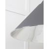 Smooth Nickel Hockley Pendant in Bluff
