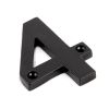Black Numeral 4