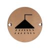 Zoo Hardware Shower - 76mm dia - PVD Bronze