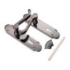Oakley Lever on Backplate Lock Black Nickel