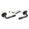 Aged Bronze Reeded Lever on Rose Set - Unsprung