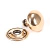 Polished Bronze 49mm Mushroom Mortice/Rim Knob Set