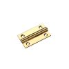Zoo Hardware Solid drawn brass butt hinge - 38 x 22 x 1.3mm - Polished Brass