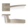 Valli Otello Lever on Square Rosette - Satin Nickel PVD