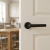 Complete Hex Door Handle Pack - Internal Doors - Matt Black - 64mm / 3-inch Hinges - JE-C2B-MB
