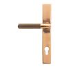 Polished Bronze Brompton Slimline Lever Espag. Lock Set