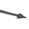External Beeswax 35" Hook & Band Hinge - Cranked (pair)