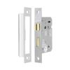 2.5" CE 3 Lever Bathroom Lock FD60 - Nickel Plated