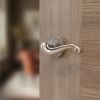 Old English Colchester Door Handle Pack (3 Lever Lock Set - 3" CE Sashlock, 4" Slim Knuckle Hinges x2) - Distressed Silver