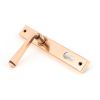 Polished Bronze Avon Slimline Lever Espag. Lock Set