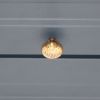 Hammered Mushroom 38mm Cupboard Knob Aged Brass