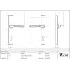 Aged Brass Hinton Slimline Lever Espag. Lock Set