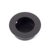 Black 30mm Ø Small Flush Pull