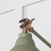 Smooth Copper Brindley Wall Light in Tump