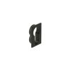 Forme Concealed Rose Euro Escutcheons Square - Urban Dark Bronze (Pair)