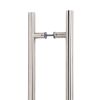 Satin Marine SS (316) 1.8m T Bar Handle B2B Fix 32mm Ø