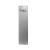 Jedo Engraved Fingerplates "Pull" 305x75mm Satin Anodised Aluminium - By Frelan Hardware - J1998B