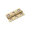 Zoo Hardware Solid drawn brass butt hinge - 50 x 28 x 1.5mm - Florentine Bronze