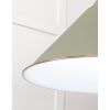 White Gloss Hockley Pendant in Tump