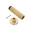 Jewel Knurlmond Door Stop Satin Brass