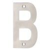 Zoo Hardware Letter - B - 102mm - Satin Stainless