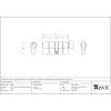 Black 30T/35 6pin Thumbturn/Euro Cylinder KD