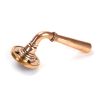 Polished Bronze Newbury Lever on Rose Set - Unsprung